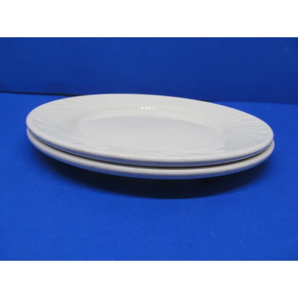 Dudson Olympus White Bread Plates  6 3/8" Stoke on Trent Set of 2 - Picture 8 of 10
